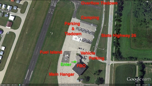 Dodge County Airport Main Ramp